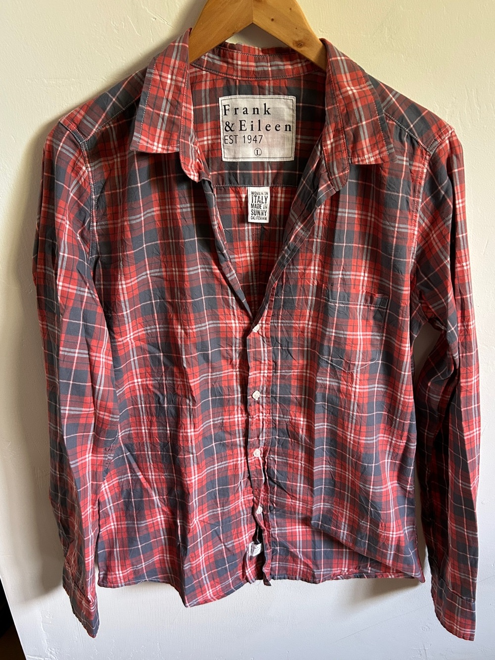 Frank & Eileen Barry Button Down Shirt in Plaid